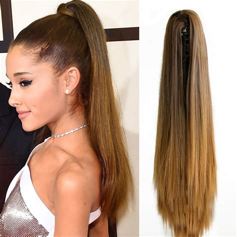 straight ponytail hair extensions|high fluffy ponytail extensions.